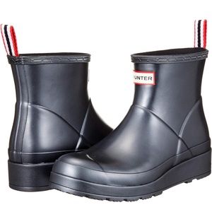 Hunter Women's Play Short Nebula Iridescent Rain Boot